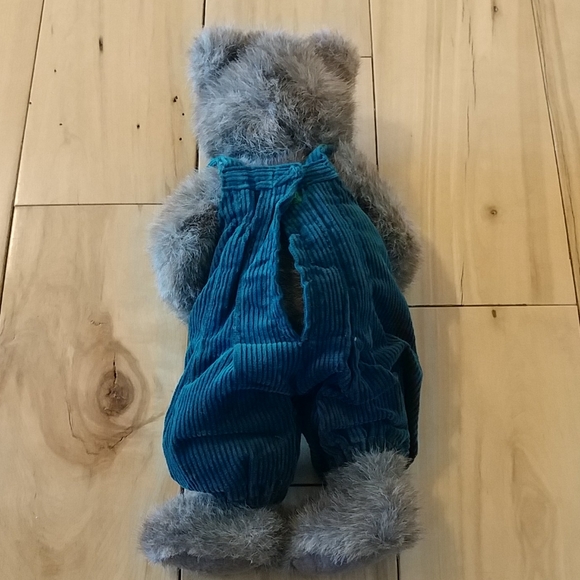 Boyds Bears Bear with Green Corduroy Overalls - Picture 5 of 5